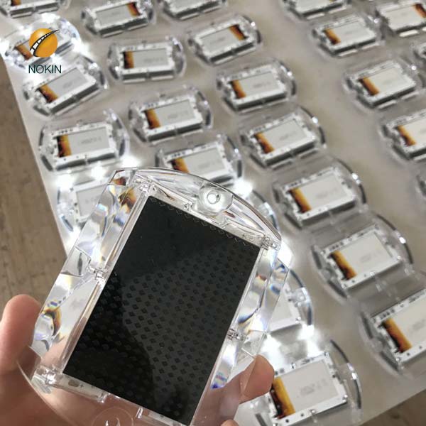 White Solar Powered Road Studs Company In China-NOKIN Solar Road Stud 
